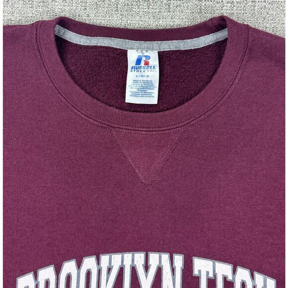 Russell Athletic Sweatshirt Mens Large Brooklyn Tech Crewneck Pullover - Picture 6 of 11